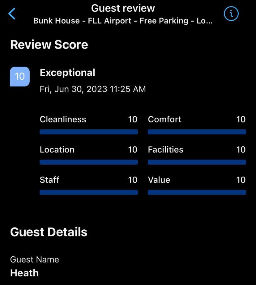 Airport Bunk House Free - Wifi - Parking - Coffee- Long Term Welcome Φορτ Λόντερντεϊλ Εξωτερικό φωτογραφία